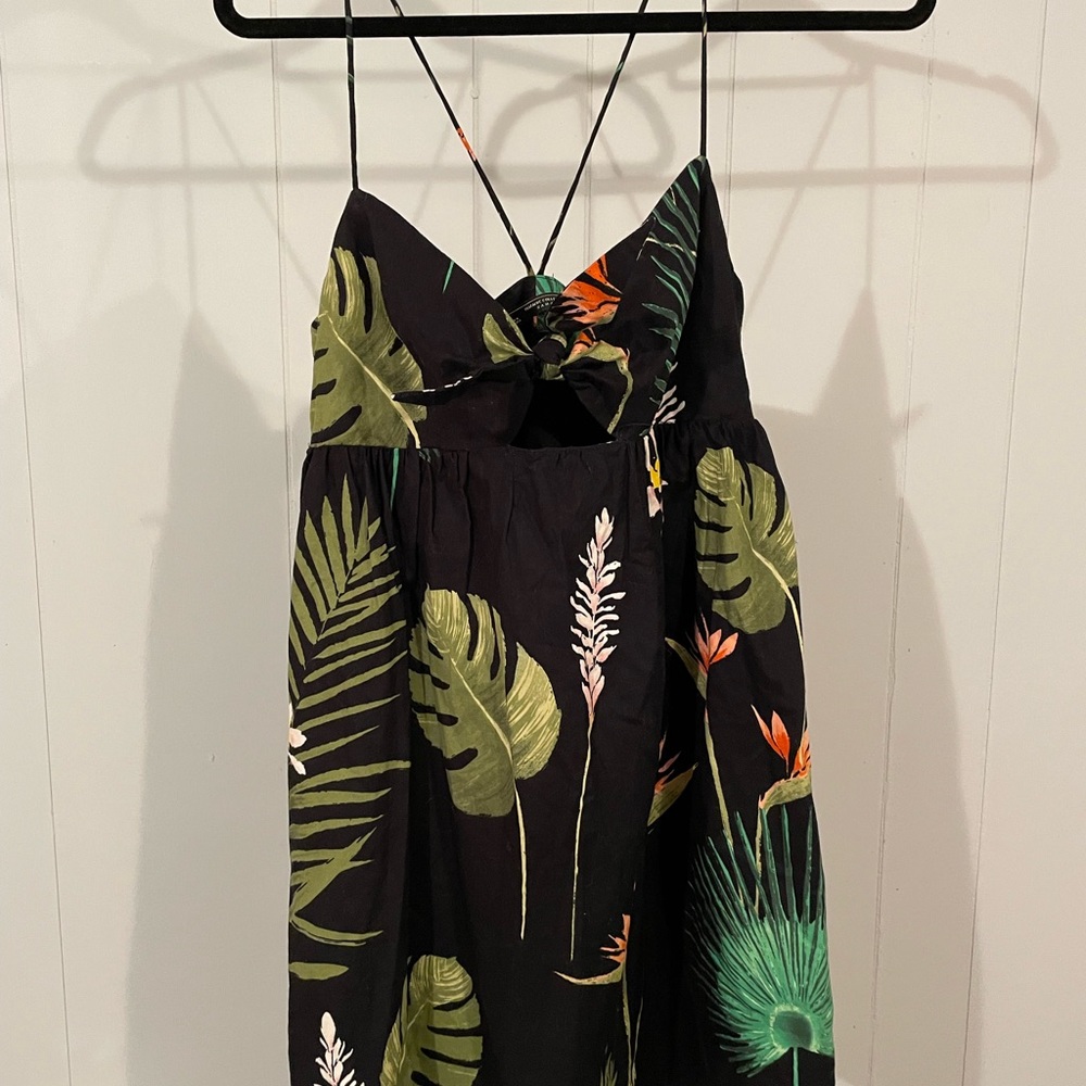 Zara Tropical Floral Sundress